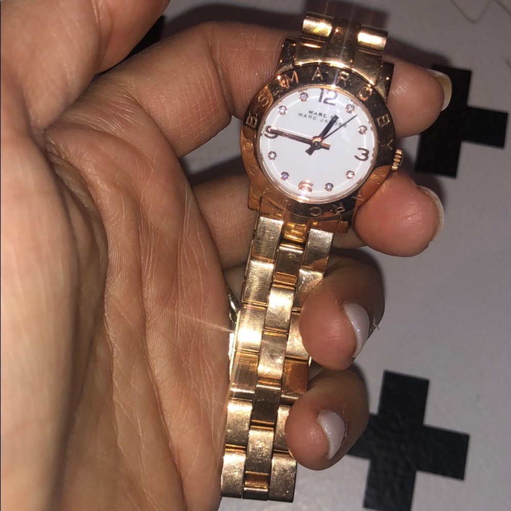 Marc Jacobs Rose gold Wristlet watch